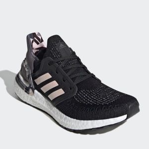 adidas UltraBOOST 20 Black Pink Tint